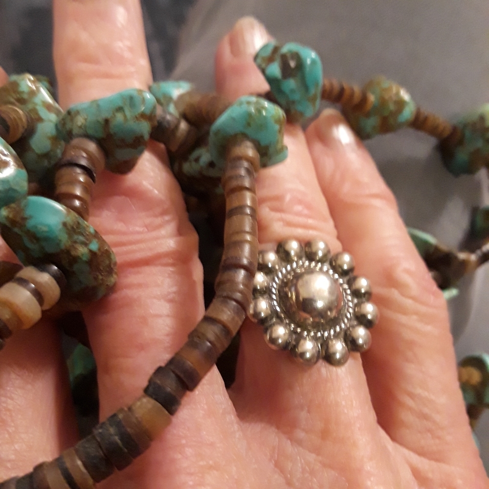 Sterling Concho Ring